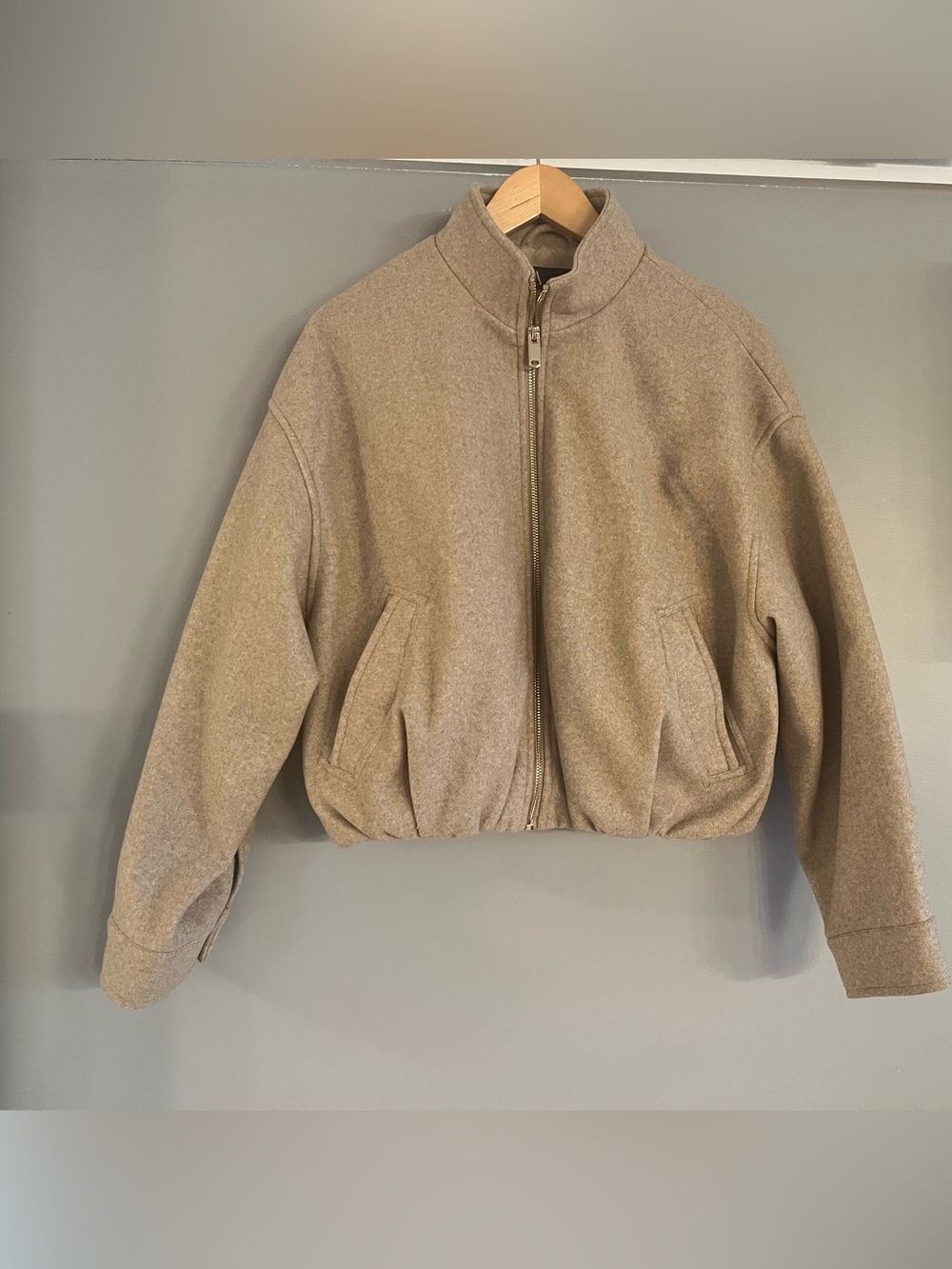 Zara Beige/Tan Lined Jacket